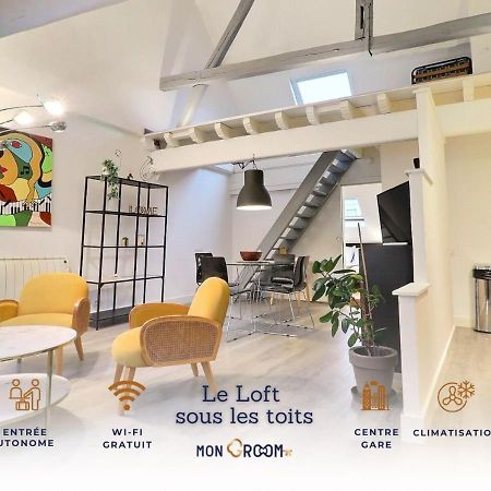 Le Loft Sous Les Toits - Proche Gare - Mon Groom Troyes Esterno foto